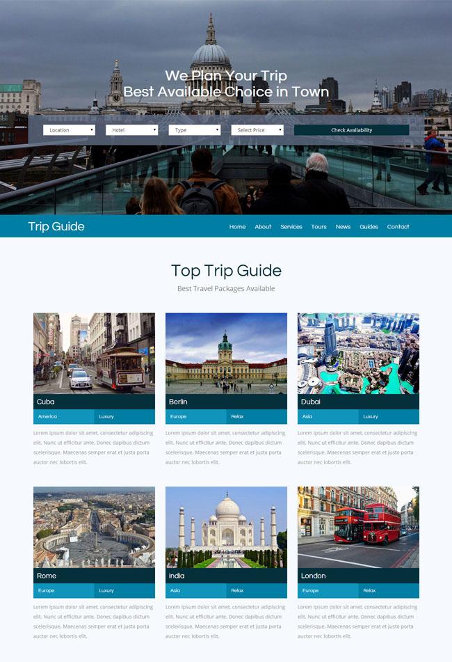 国际旅游公司网站模板_珊瑚贝