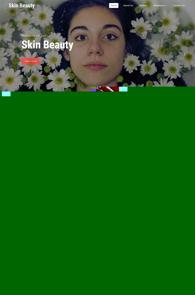 女性美容养生HTML模板_珊瑚贝