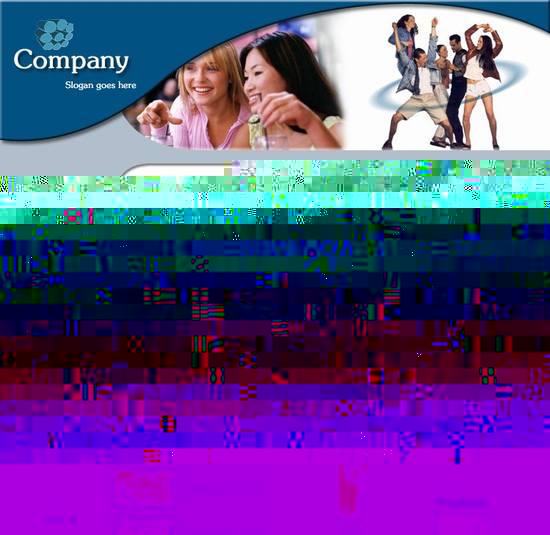 舞会网站模板_珊瑚贝