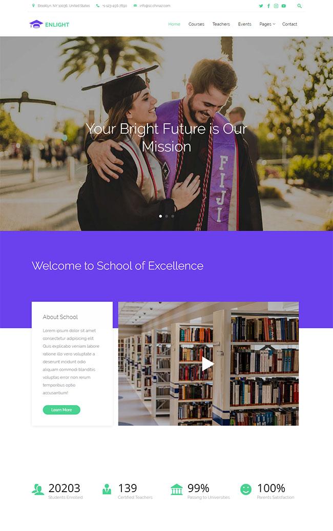 大学毕业季CSS3网站模板_珊瑚贝